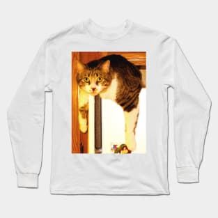 Fenster Cat Long Sleeve T-Shirt